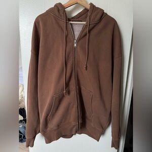 Brandy Melville zip up hoodie